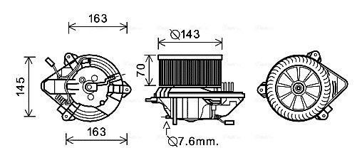 AVA QUALITY COOLING Salona ventilators CN8508